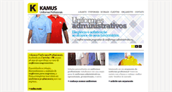 Desktop Screenshot of kamusuniformes.com.br